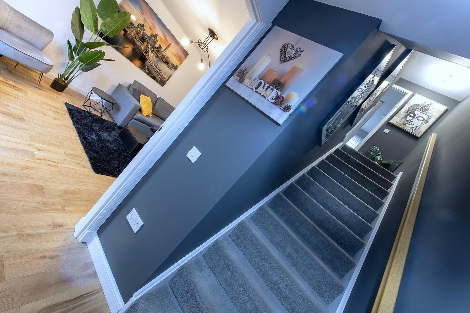 Edinburgh Luxury 4 Bedroom Townhouse With Free Parking Luaran gambar